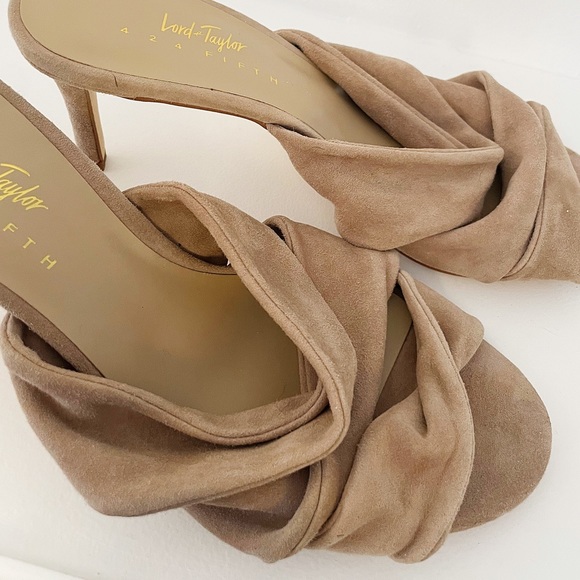 Lord & Taylor suede mules - Picture 1 of 7